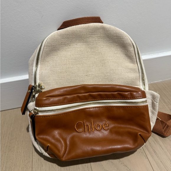 Chloé Beige and Brown Backpack - Picture 2 of 7